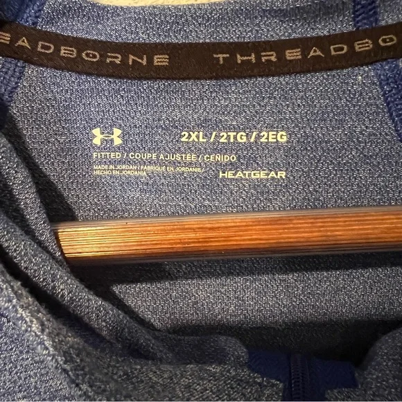 Under Armour Hooded Fitted Heatgear Long Sleeve Men’s 2X - Picture 7 of 9